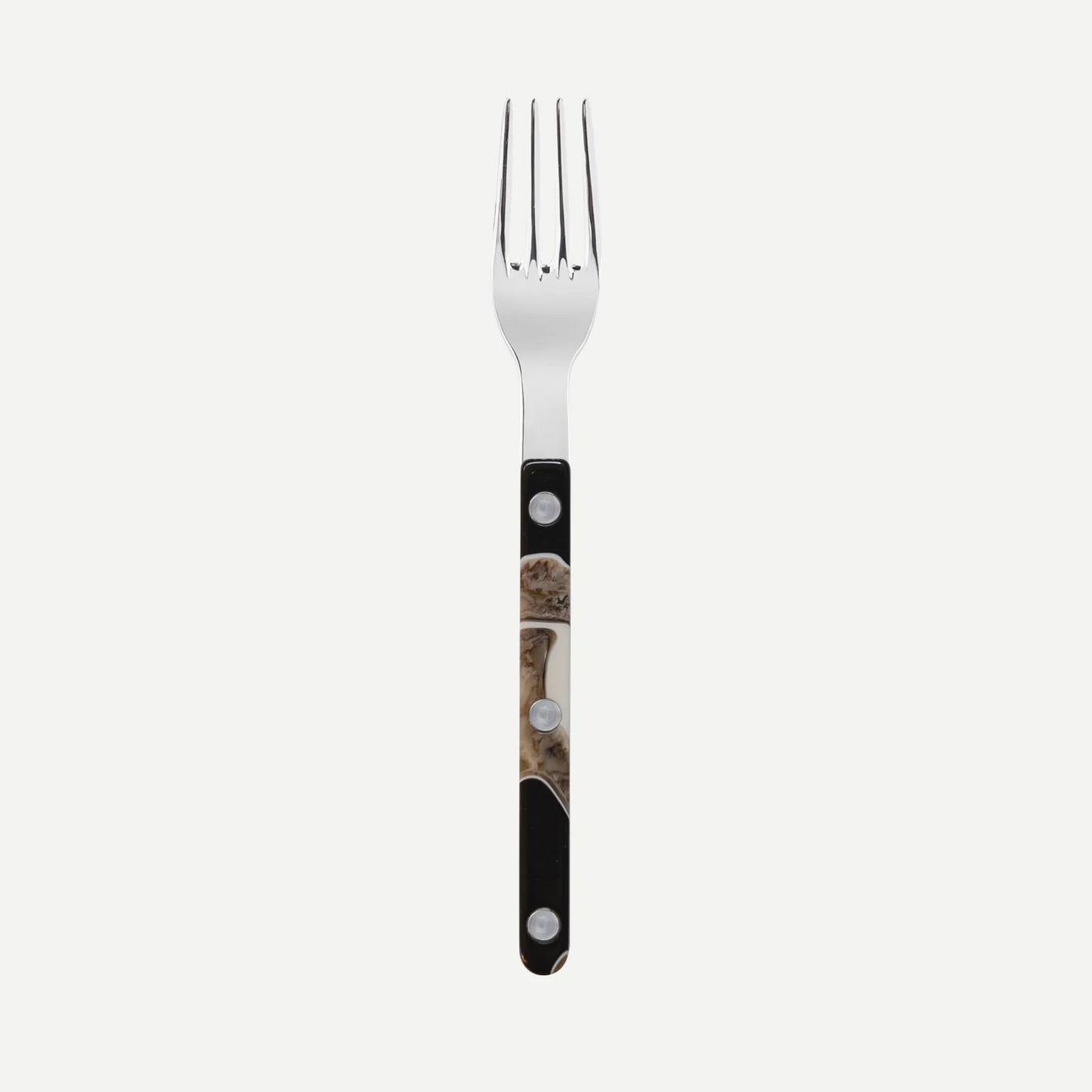 Bistrot shiny solid Cake fork - Dune Black