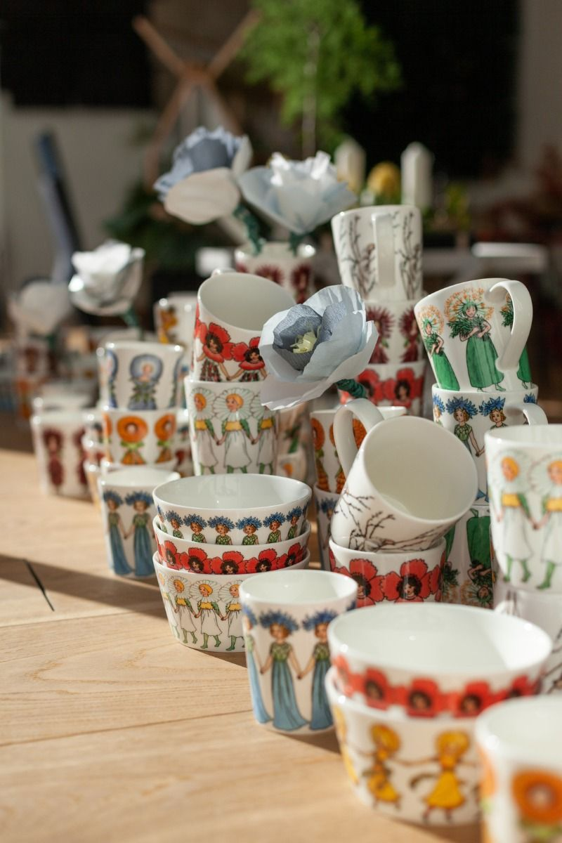 Elsa Beskow Mug 280ml Flower Girl