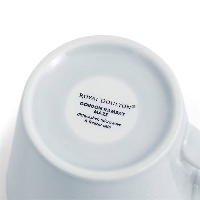 Gordon Ramsay Maze Light Grey Mugs (Set of 4)