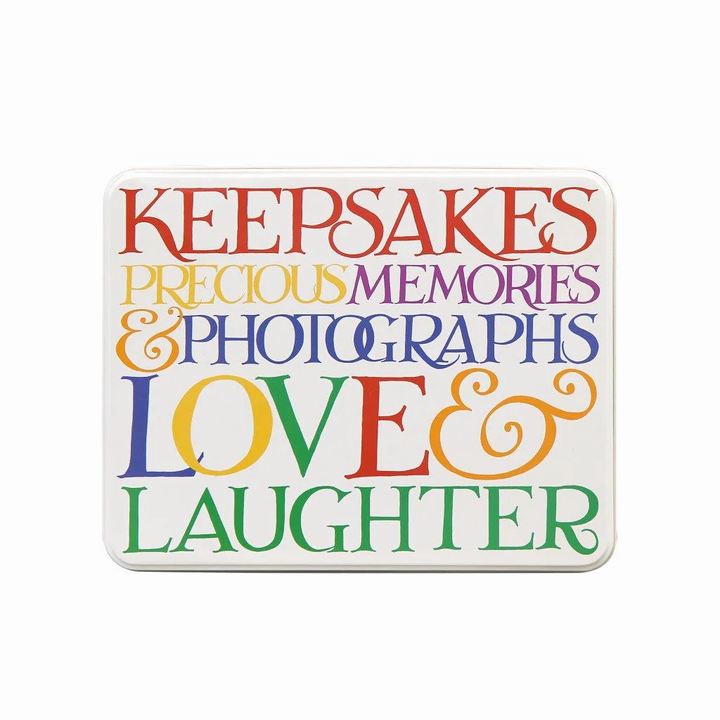 Rainbow Toast - Keepsakes Design Extra Large Deep Rectangle Tin