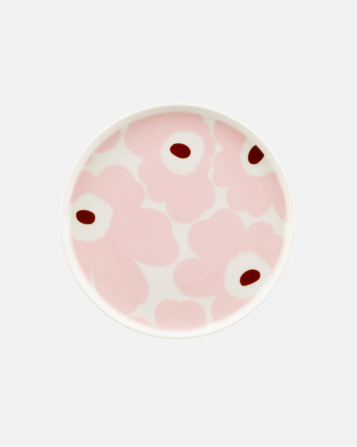 Oiva / Unikko plate 20 cm - Pink