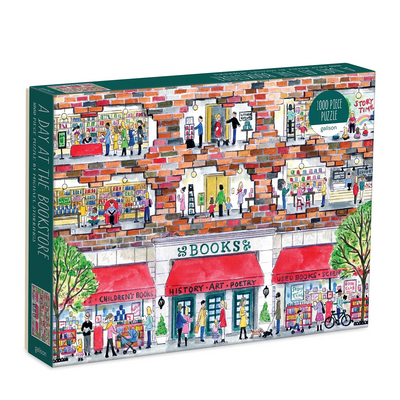 Michael Storrings A Day at the Bookstore, 1000 Piece Puzzle