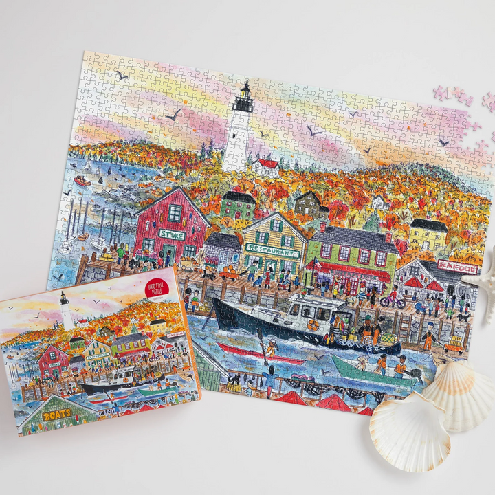 Michael Storrings Autumn by the Sea, 1000 Piece Puzzle