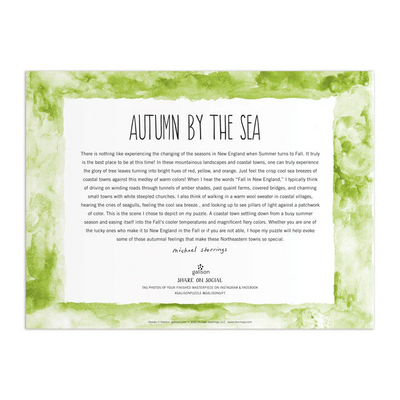 Michael Storrings Autumn by the Sea, 1000 Piece Puzzle