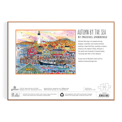 Michael Storrings Autumn by the Sea, 1000 Piece Puzzle