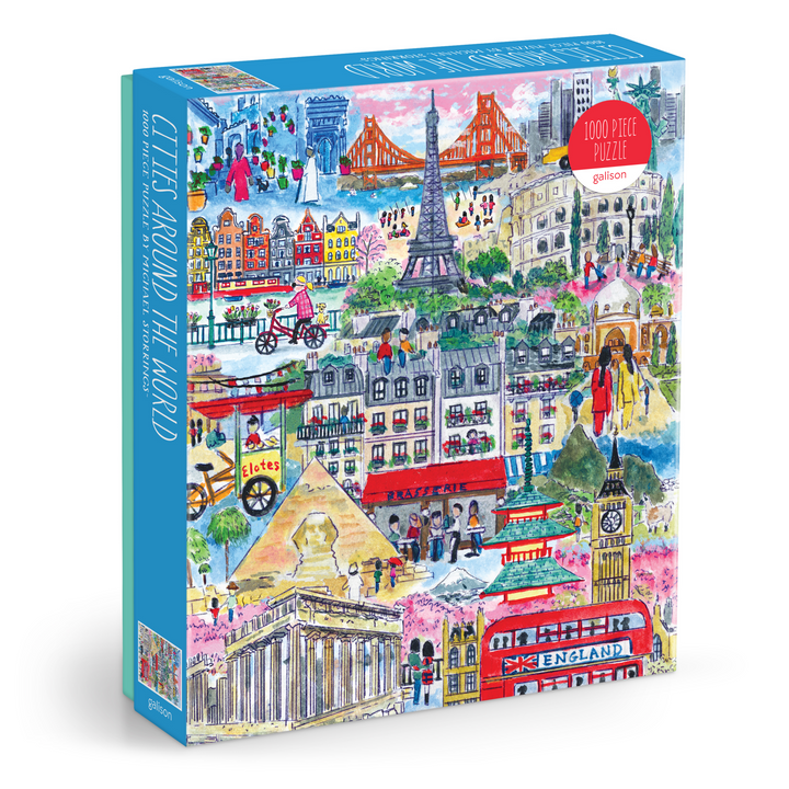 Michael Storrings Cities Around the World, 1000 Piece Puzzle