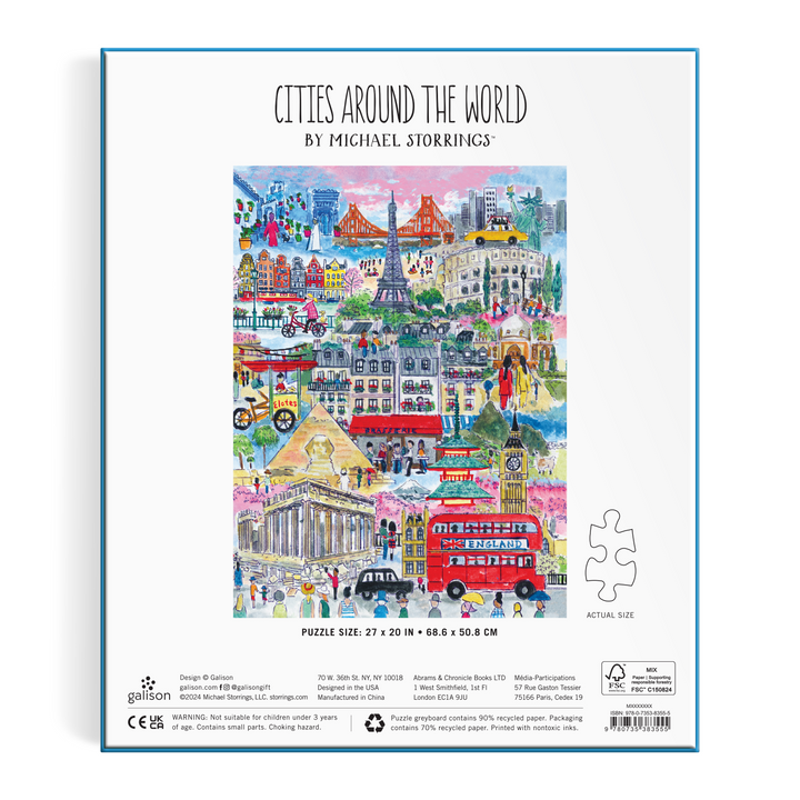 Michael Storrings Cities Around the World, 1000 Piece Puzzle