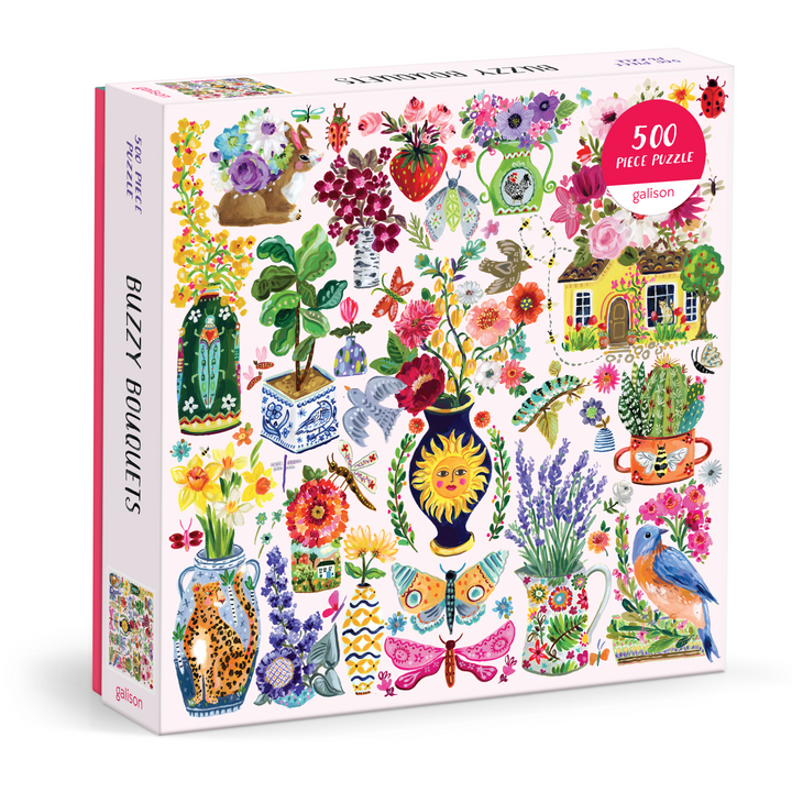 Buzzy Bouquets, 500pc Puzzle