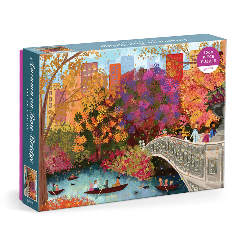 Joy Laforme Autumn on Bow Bridge, 1000 Piece Puzzle