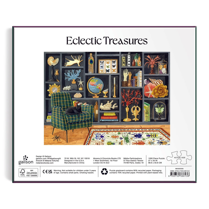 Eclectic Treasures, 1000 Piece Foil Puzzle