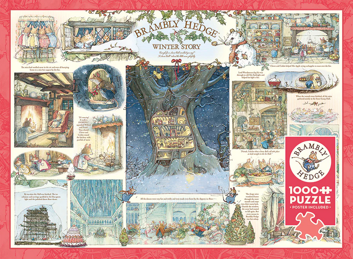 Brambly Hedge Winter Story, 1000pc Puzzle