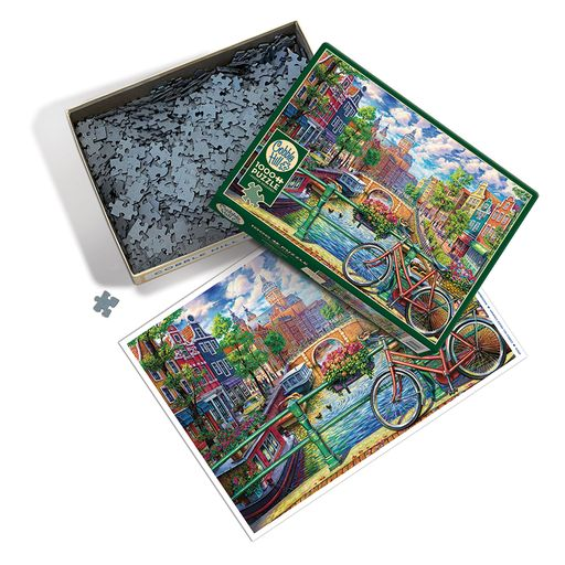 Amsterdam Canal, 1000pcs puzzle