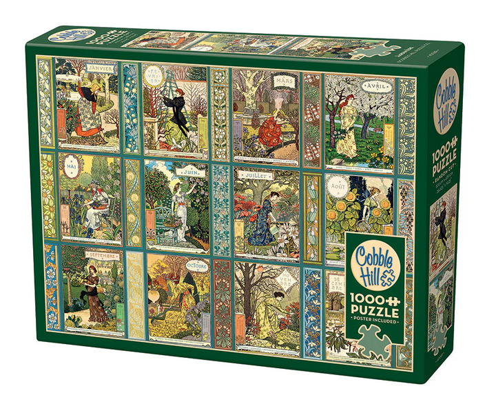 Jardiniere: A Gardener's Calendar, 1000pcs puzzle