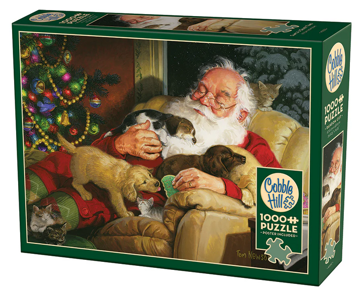 Santa's Quiet Time, 1000pcs jigsaw puzzle