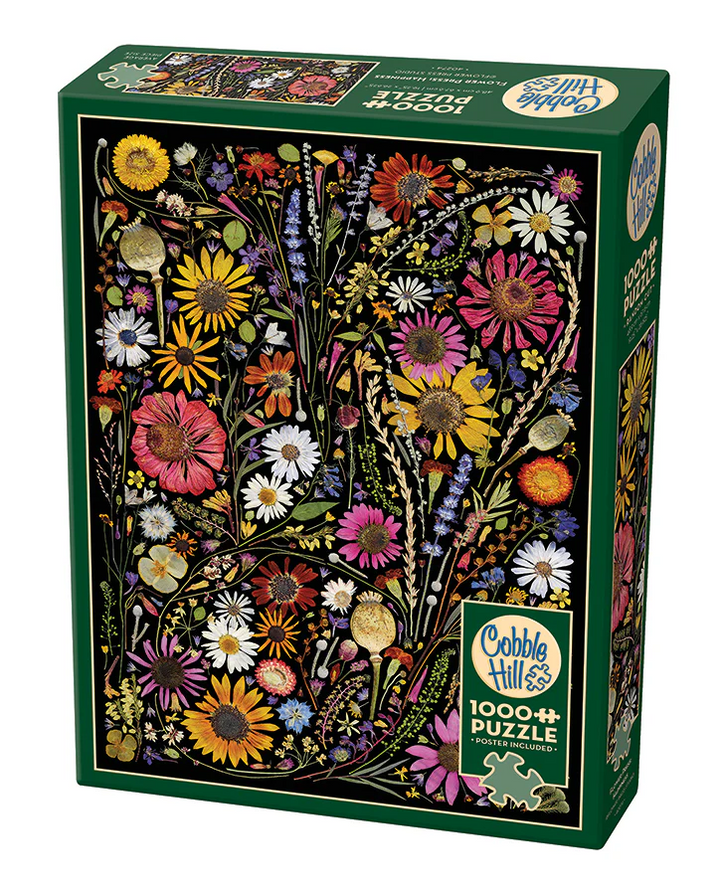 Flower Press: Happiness, 1000pc puzzle