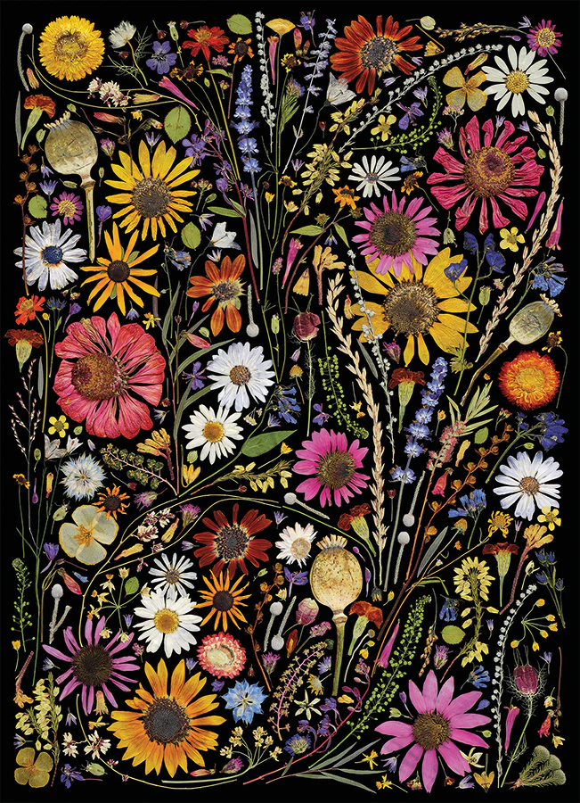Flower Press: Happiness, 1000pc puzzle