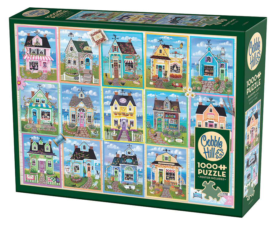 Seaside Shops, 1000pcs puzzle