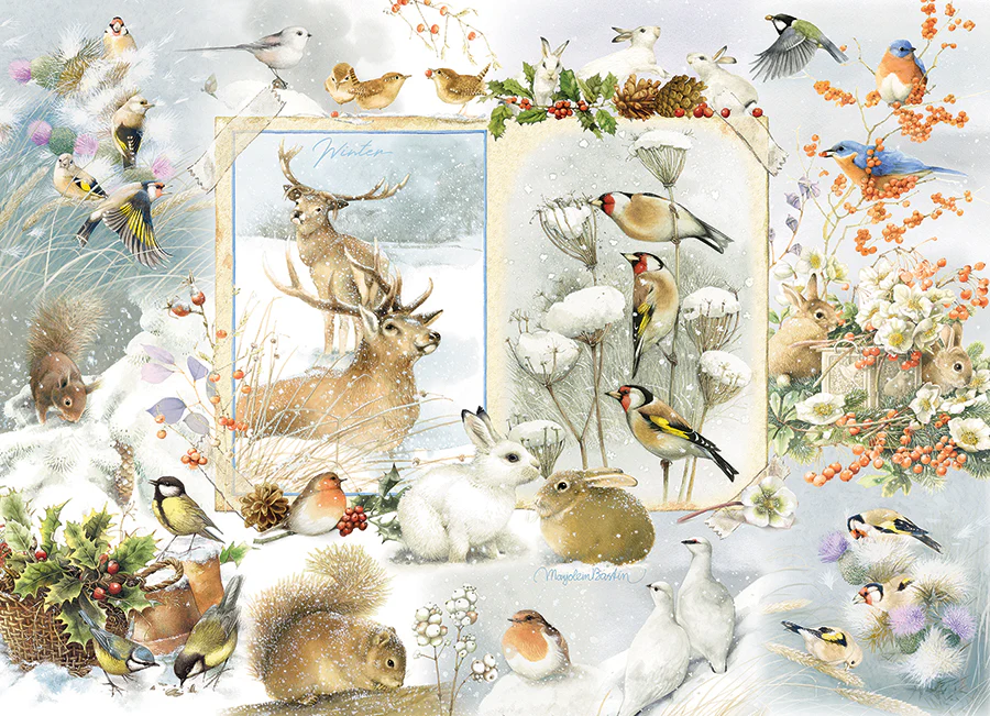 Nature Journal: Winter, 1000pcs puzzle