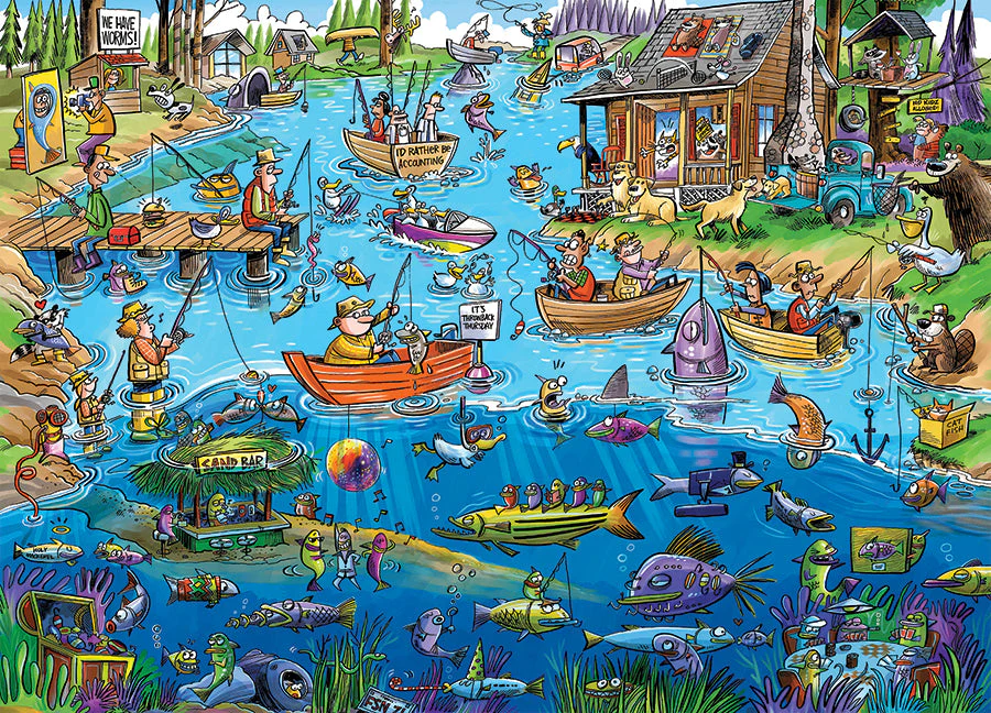 Gone Fishing, 1000pc Puzzle