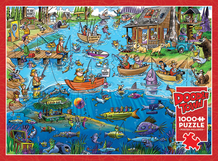Gone Fishing, 1000pc Puzzle