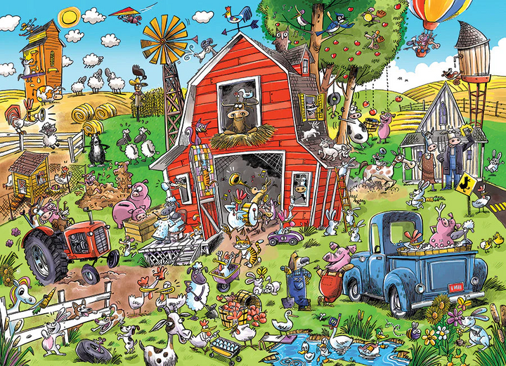 Farmyard Folly, 1000pc Puzzle