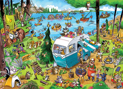 Doodle Town: Call of the Wild, 1000pcs puzzle