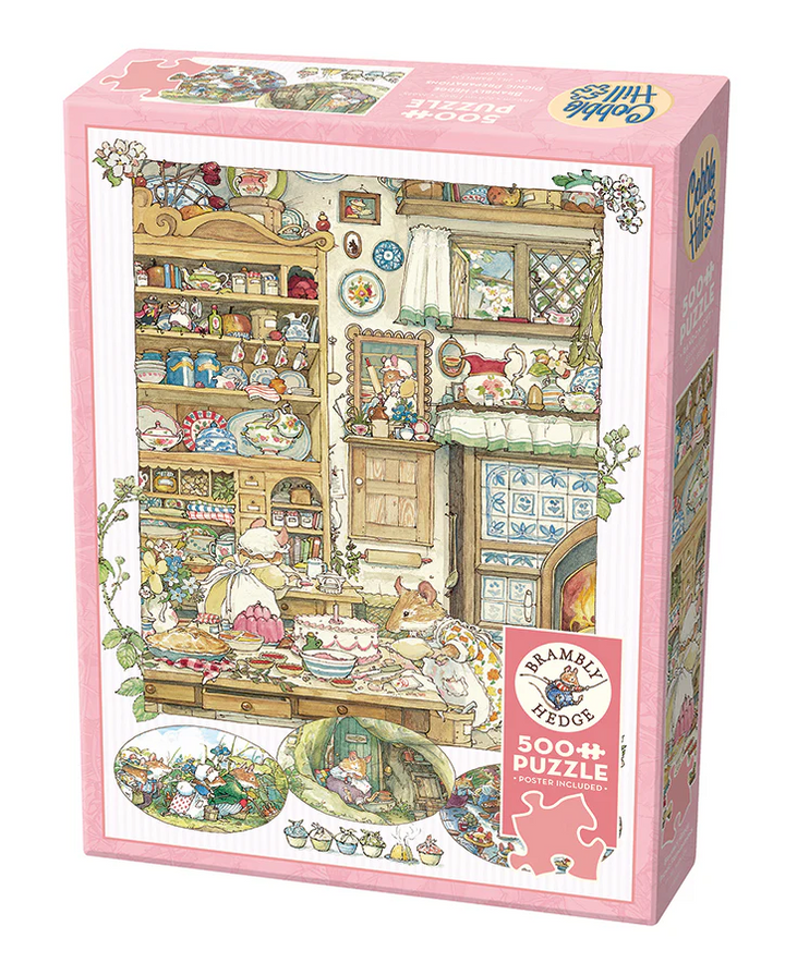 Brambly Hedge Picnic Preparations, 500pcs jigsaw puzzle