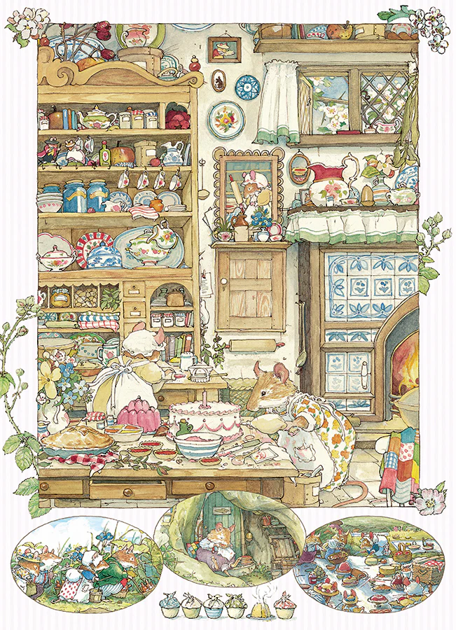Brambly Hedge Picnic Preparations, 500pcs jigsaw puzzle