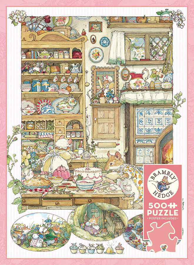 Brambly Hedge Picnic Preparations, 500pcs jigsaw puzzle