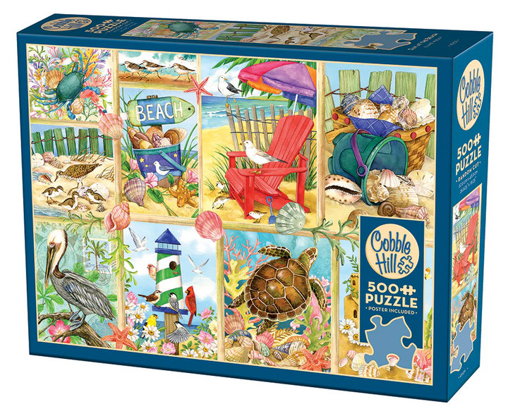 Day at the Beach, 500pc Puzzle jigsaw puzzle