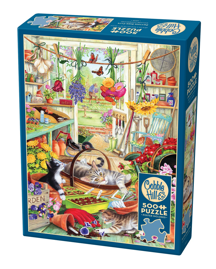 Potting Shed Cats, 500pcs jigsaw puzzle