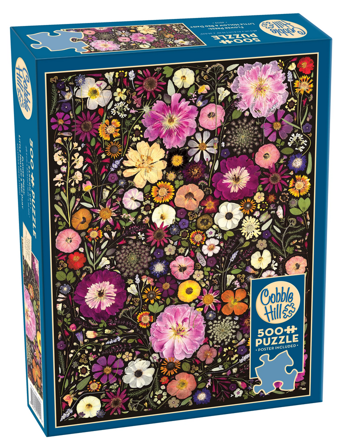 Flower Press: Little Hollow & Red Daisy, 500pcs jigsaw puzzle