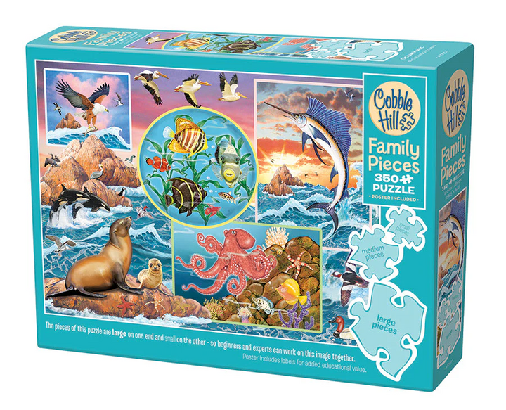 Ocean Magic, 350pc Family Puzzle