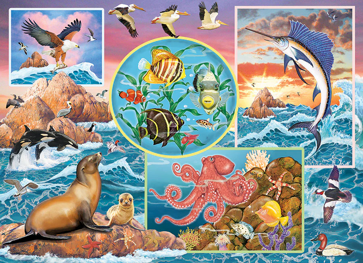 Ocean Magic, 350pc Family Puzzle