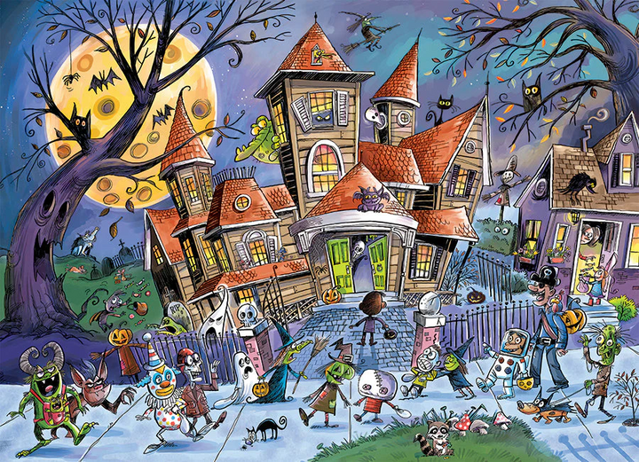 Haunted House, 350pc Family Puzzle