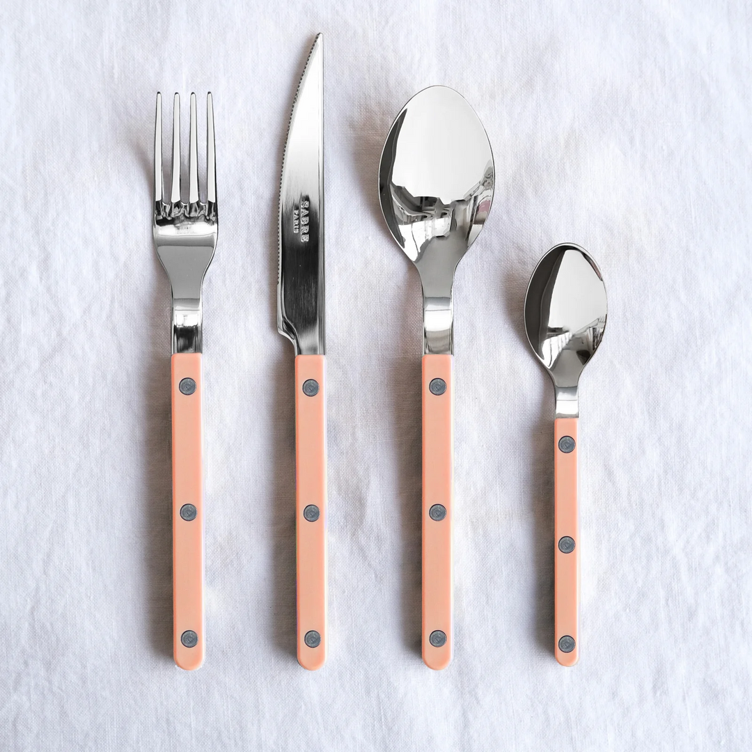 Bistrot shiny solid 5 pieces set - Nude Pink