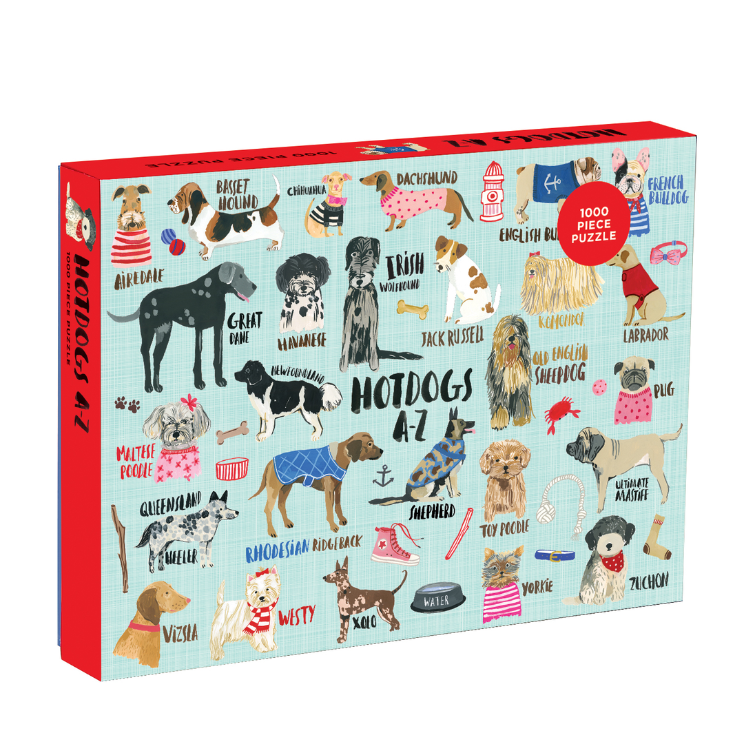Hot Dogs A-Z 1000pc Family Puzzle