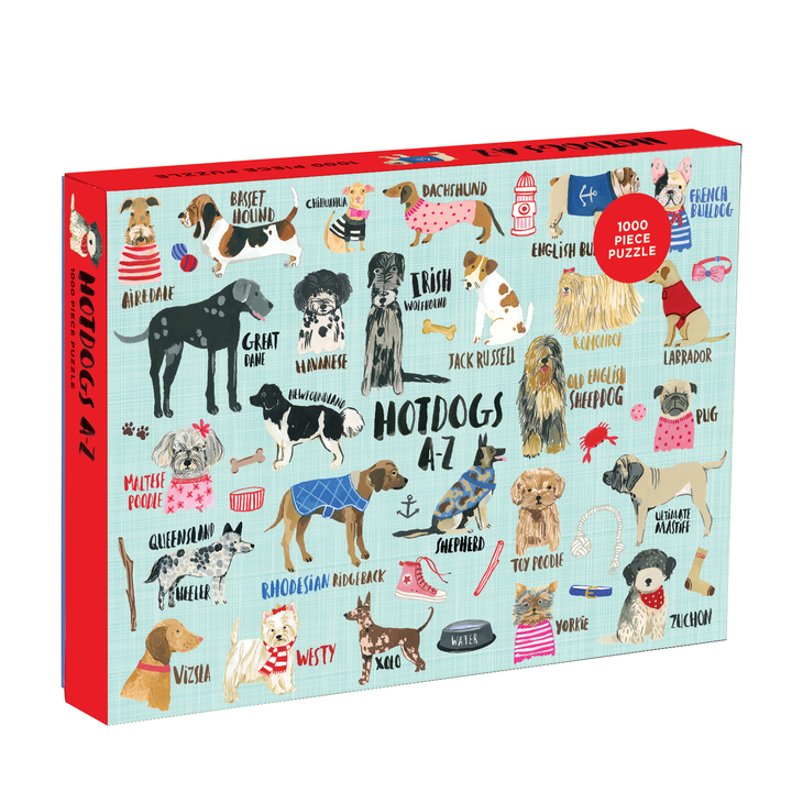 Hot Dogs A-Z 1000pc Family Puzzle