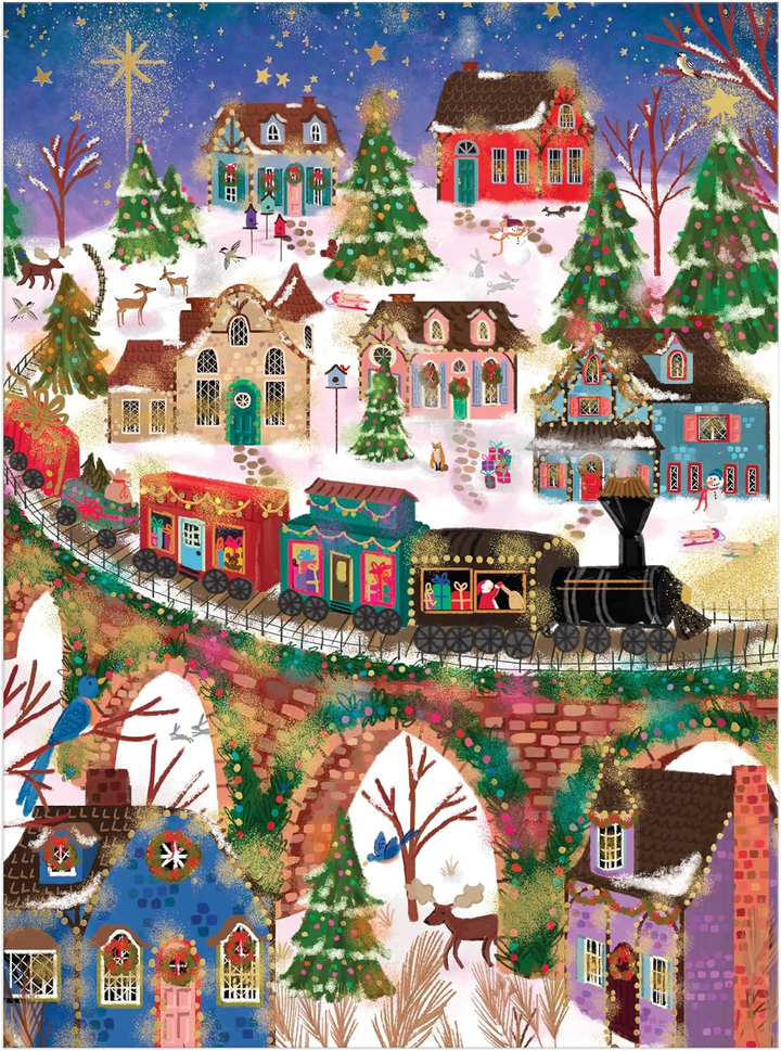 Joy Laforme Twinkletown Express 1000 Piece Foil Puzzle