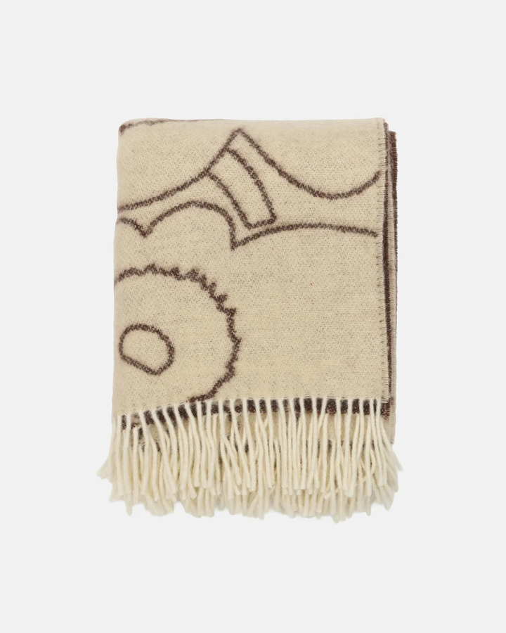Piirto Unikko RWS Throw 130x170 cm - dark brown