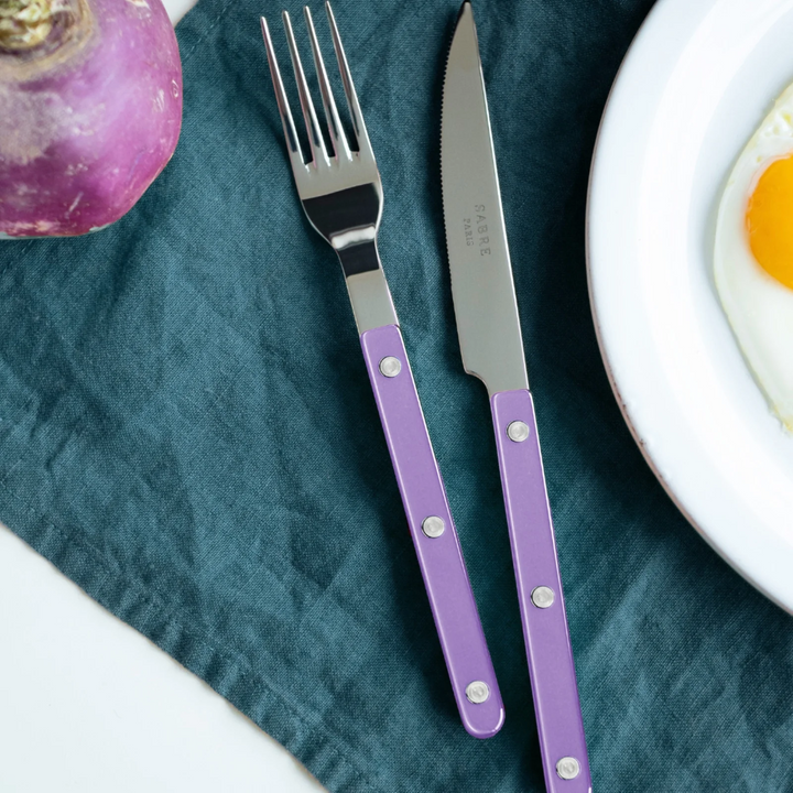 Bistrot Pearly shiny solid 4 pieces set - Lilac