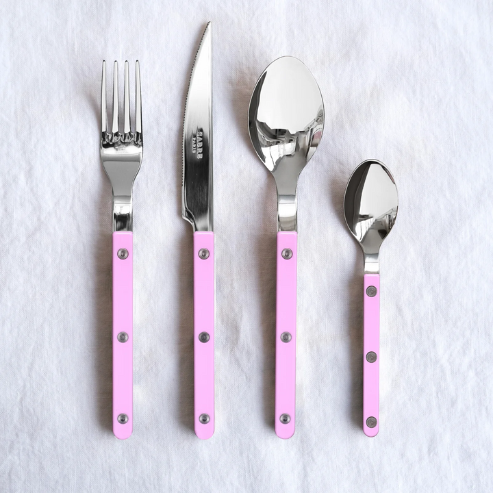 Bistrot shiny solid 5 pieces set - Pink