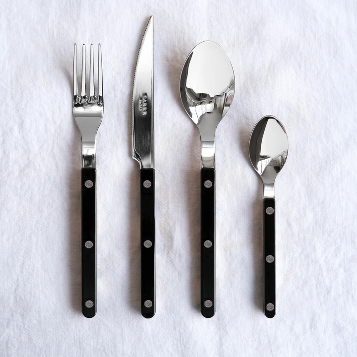 Bistrot shiny solid 5 pieces set - Black