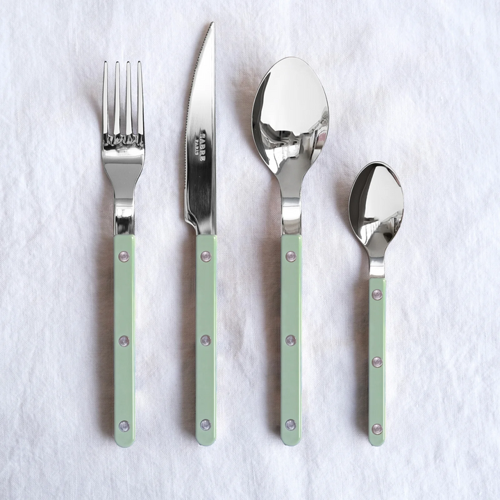 Bistrot shiny solid 5 pieces set - Asparagus