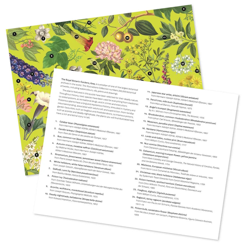 Poisonous Plants - 1000 Piece Jigsaw Puzzle