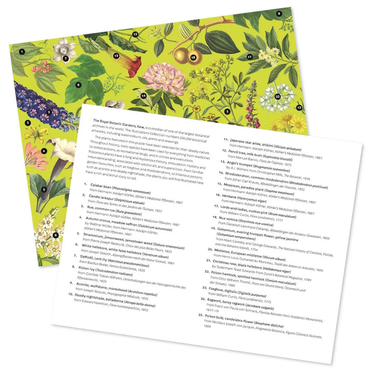 Poisonous Plants - 1000 Piece Jigsaw Puzzle