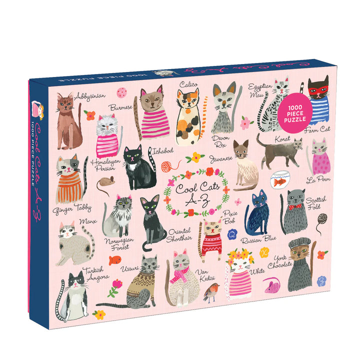 COOL CATS A-Z 1000PC FAMILY PUZZLE