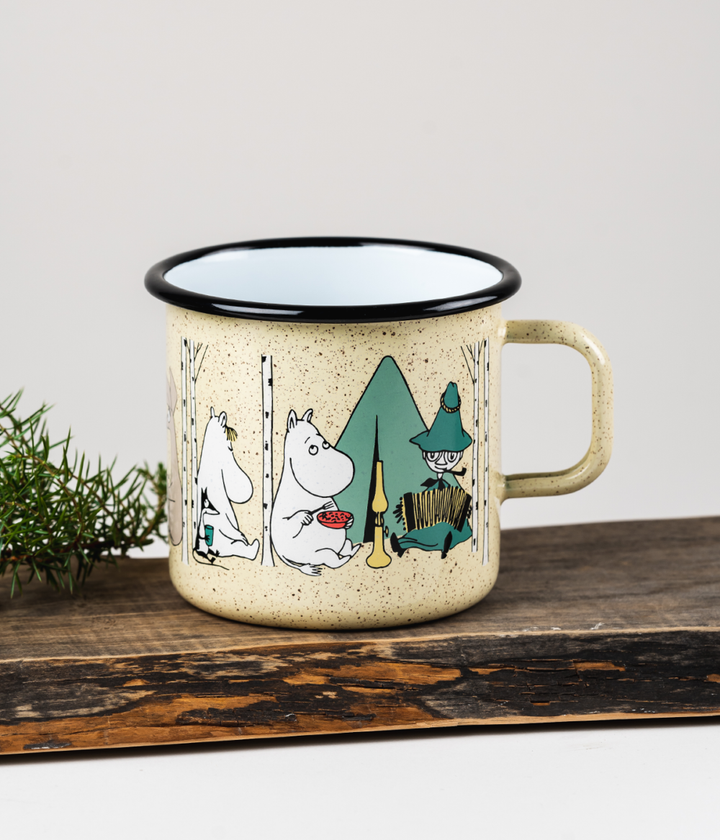 Moomin Enamel Mug Campers - 800ml