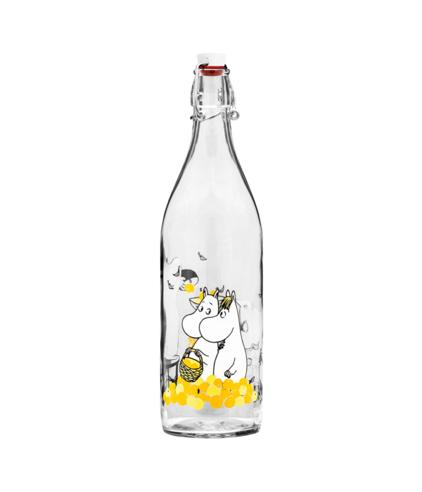 Moomin Glass Bottle Fruits - 1 L