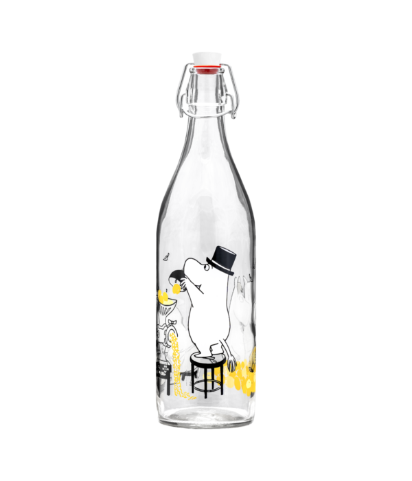 Moomin Glass Bottle Fruits - 1 L